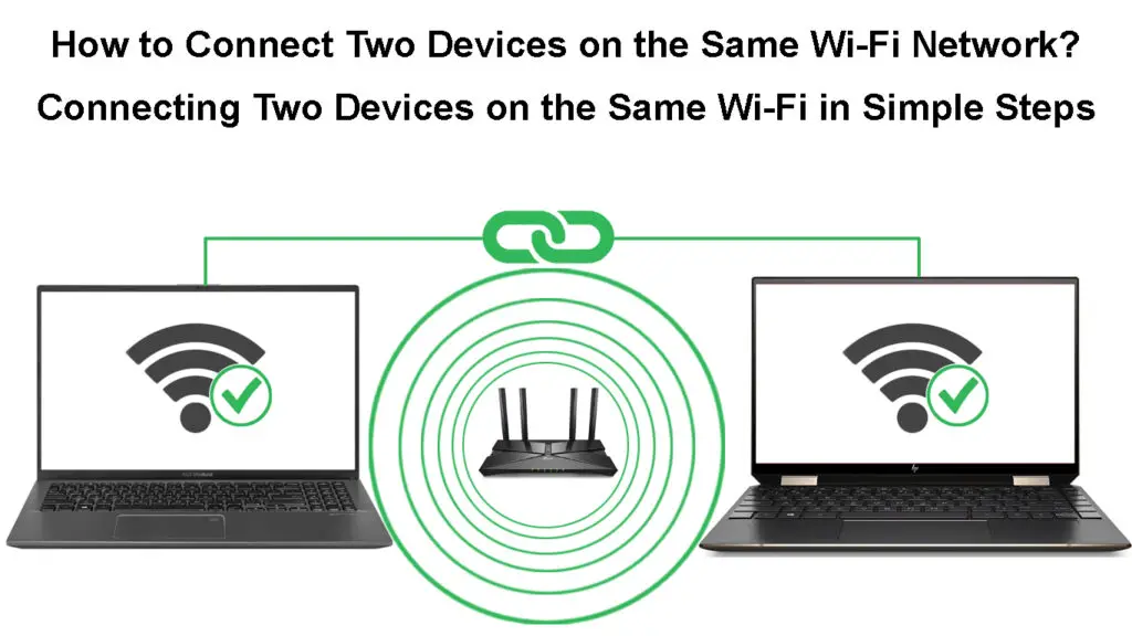 How to Connect Two Devices on the Same Wi-Fi Network