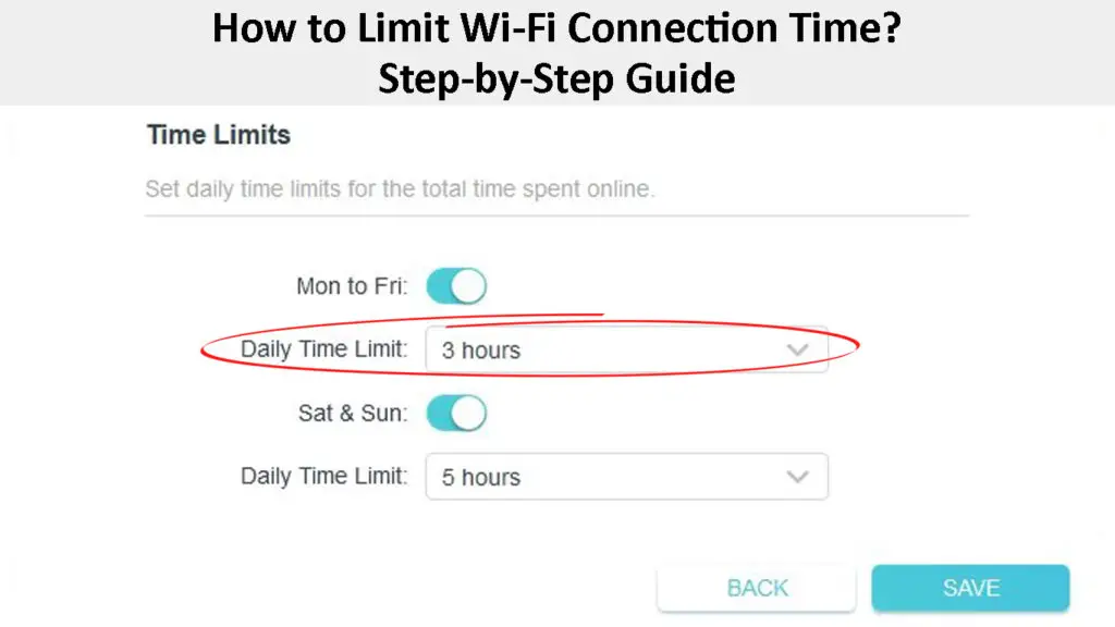 How to Limit Wi-Fi Connection Time
