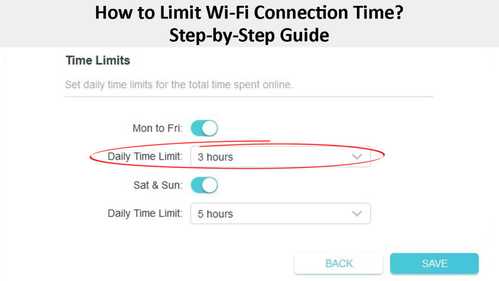 How to Limit Wi-Fi Connection Time