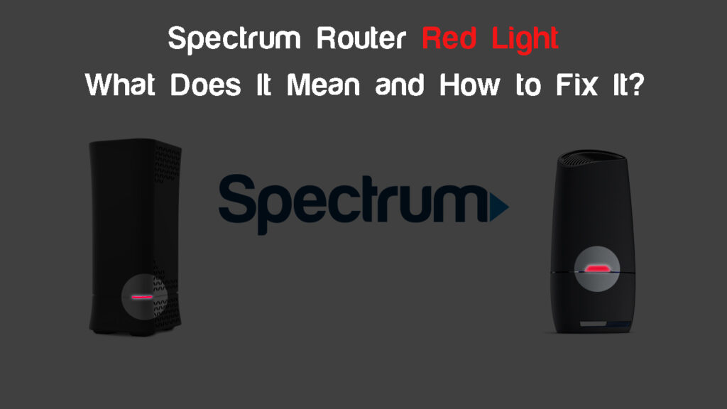 Spectrum Router Red Light