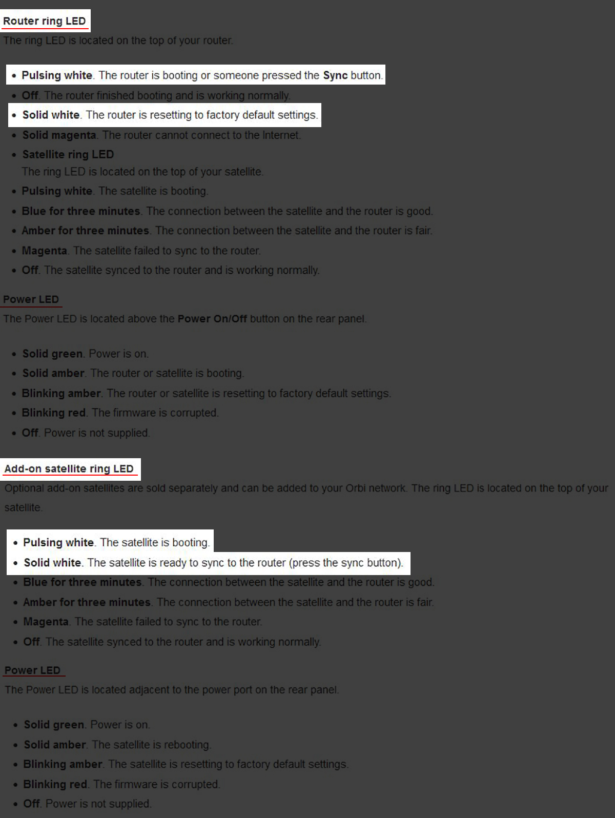 Orbi Flashing White Light (What To Do?) RouterCtrl