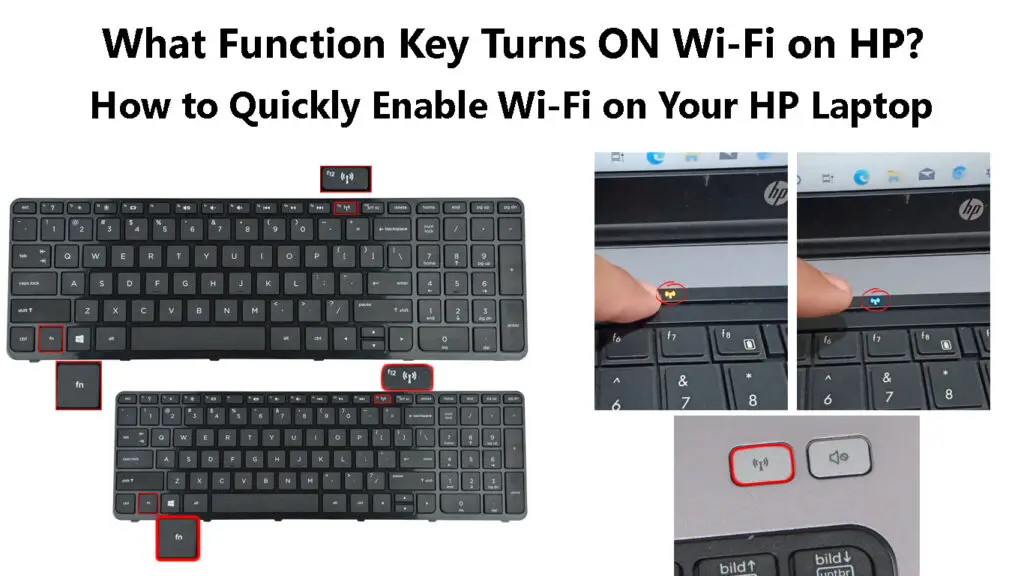 What Function Key Turns ON Wi-Fi on HP