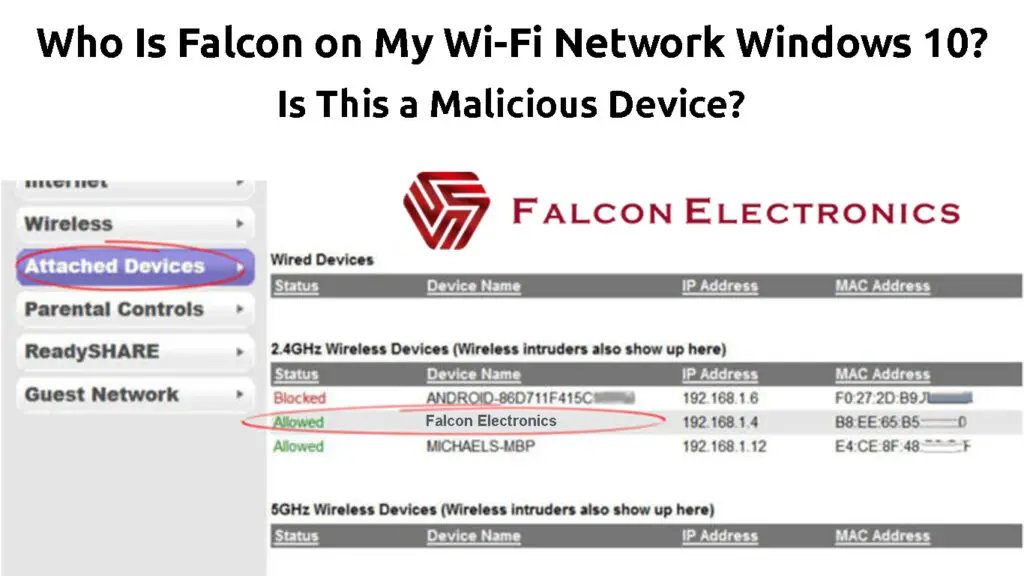 Who Is Falcon on My Wi-Fi Network in Windows 10