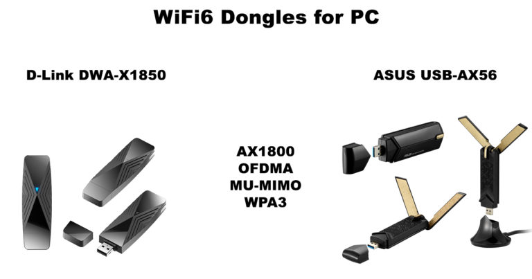 Wi-Fi 6 Dongles for PC