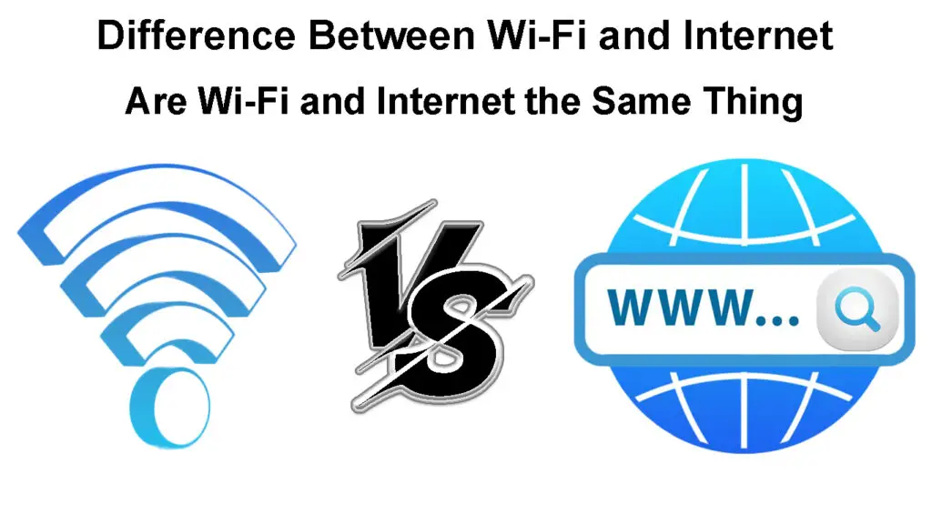 Difference Between Wi-Fi and Internet