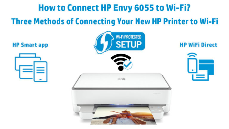 How To Connect Hp Envy 6055 To Wi Fi Three Methods Of Connecting Your New Hp Printer To Wi Fi 6253