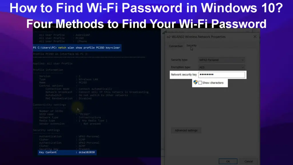How to Find Wi-Fi Password in Windows 10