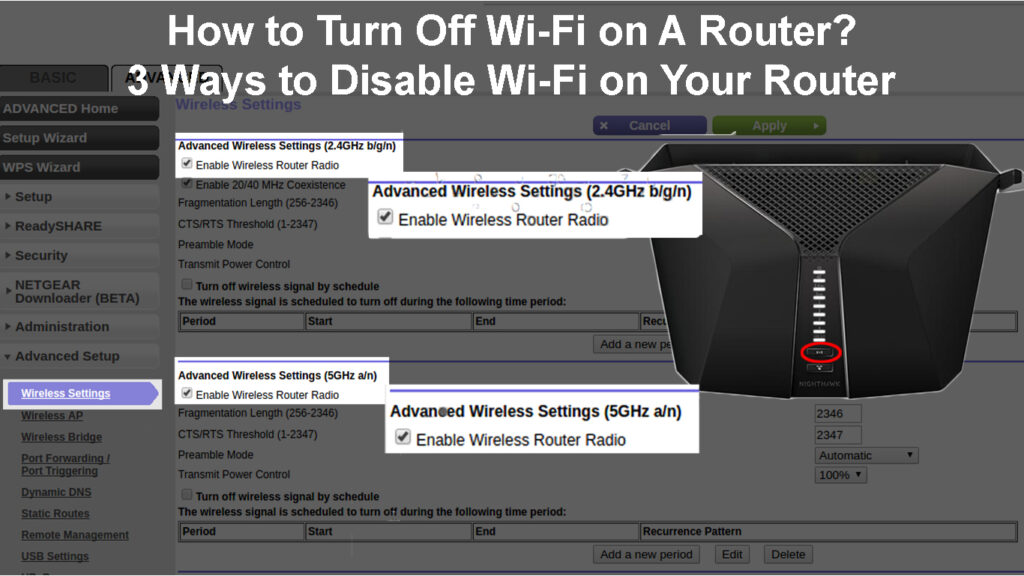 How to Turn Off Wi-Fi on A Router