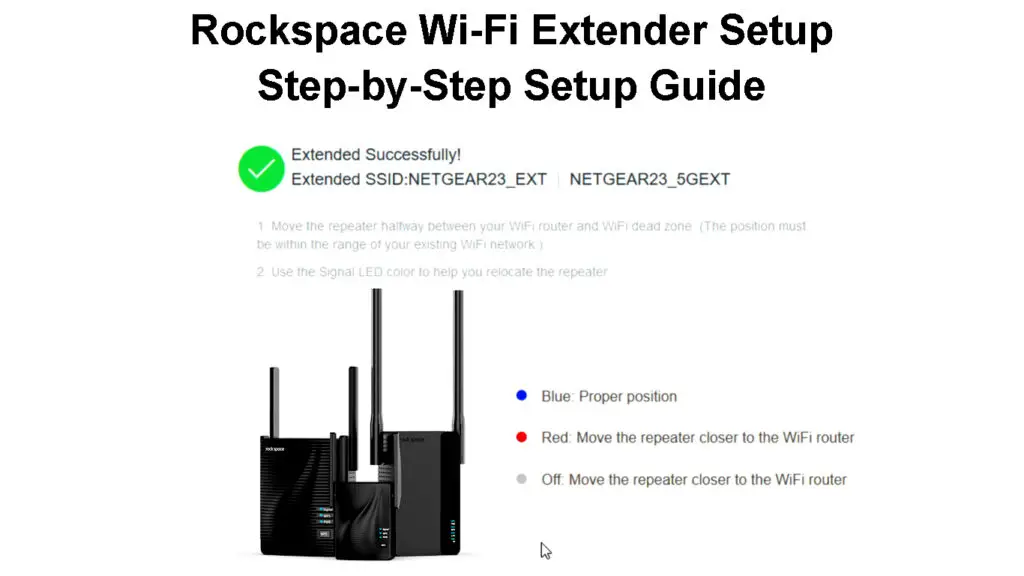 Rockspace Wi-Fi Extender Setup