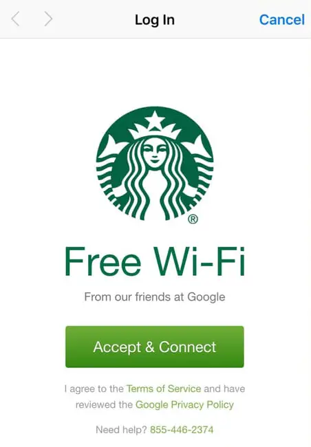 Starbucks Wi-Fi