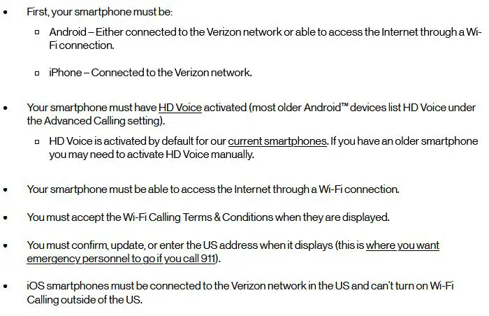 This is everything you need to activate Verizon Wi-Fi Calling