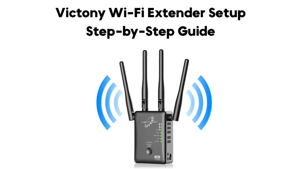 Victony Wi-Fi Extender Setup