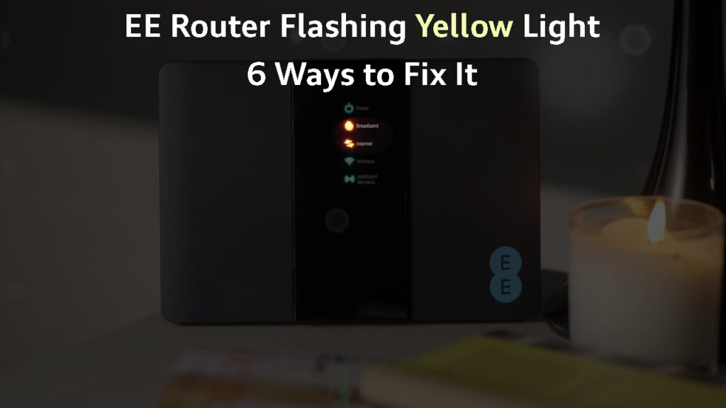 EE Router Flashing Yellow Light