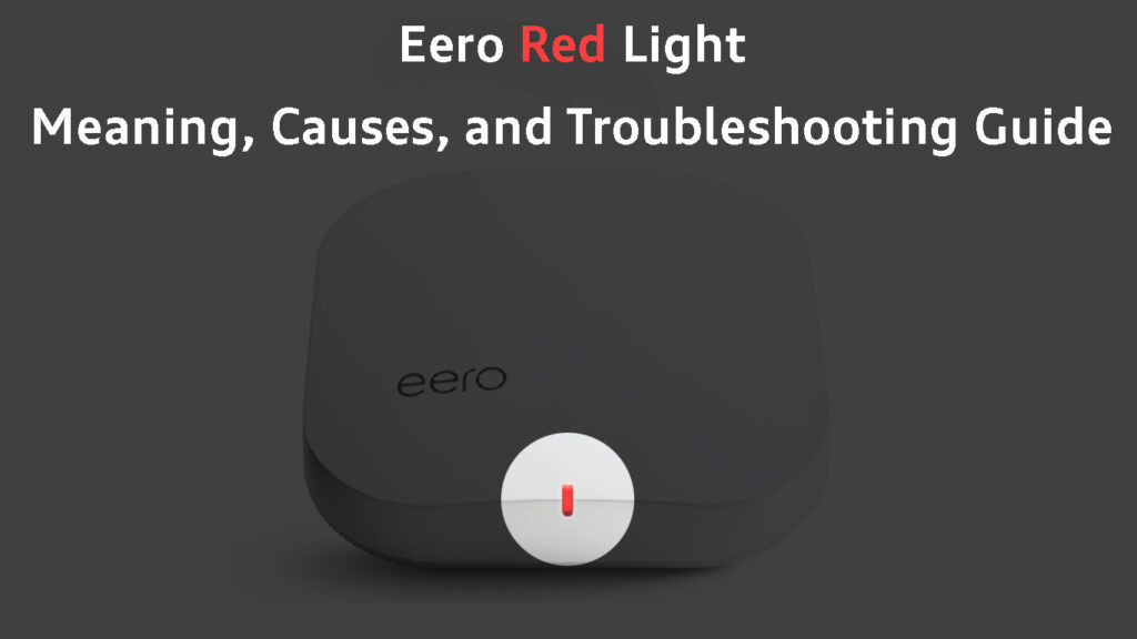 Eero Red Light