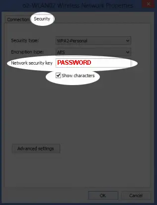 Network security key