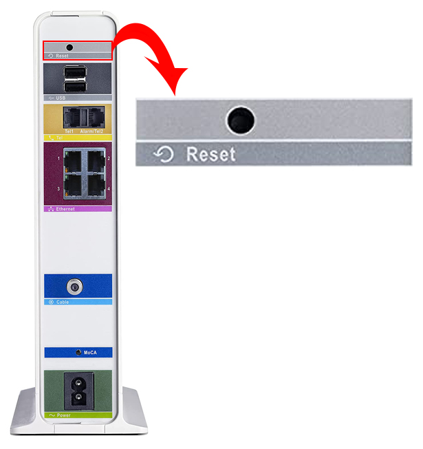 reset your router by pressing and holding the reset button for 5 seconds before releasing it