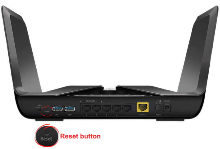 reset your router