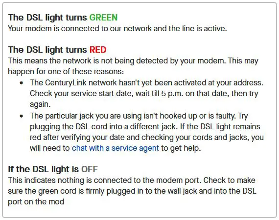 DSL LED light