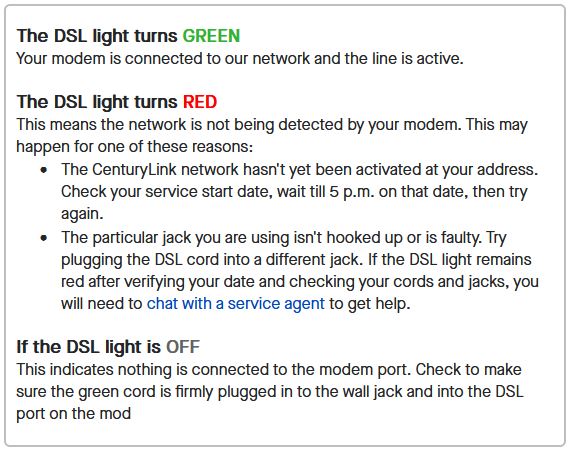 DSL LED light