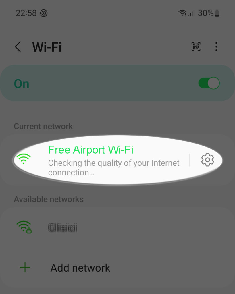 Free Airport Wi-Fi