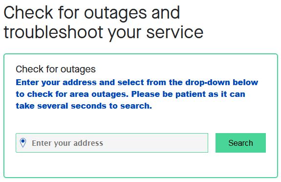 outage in your area